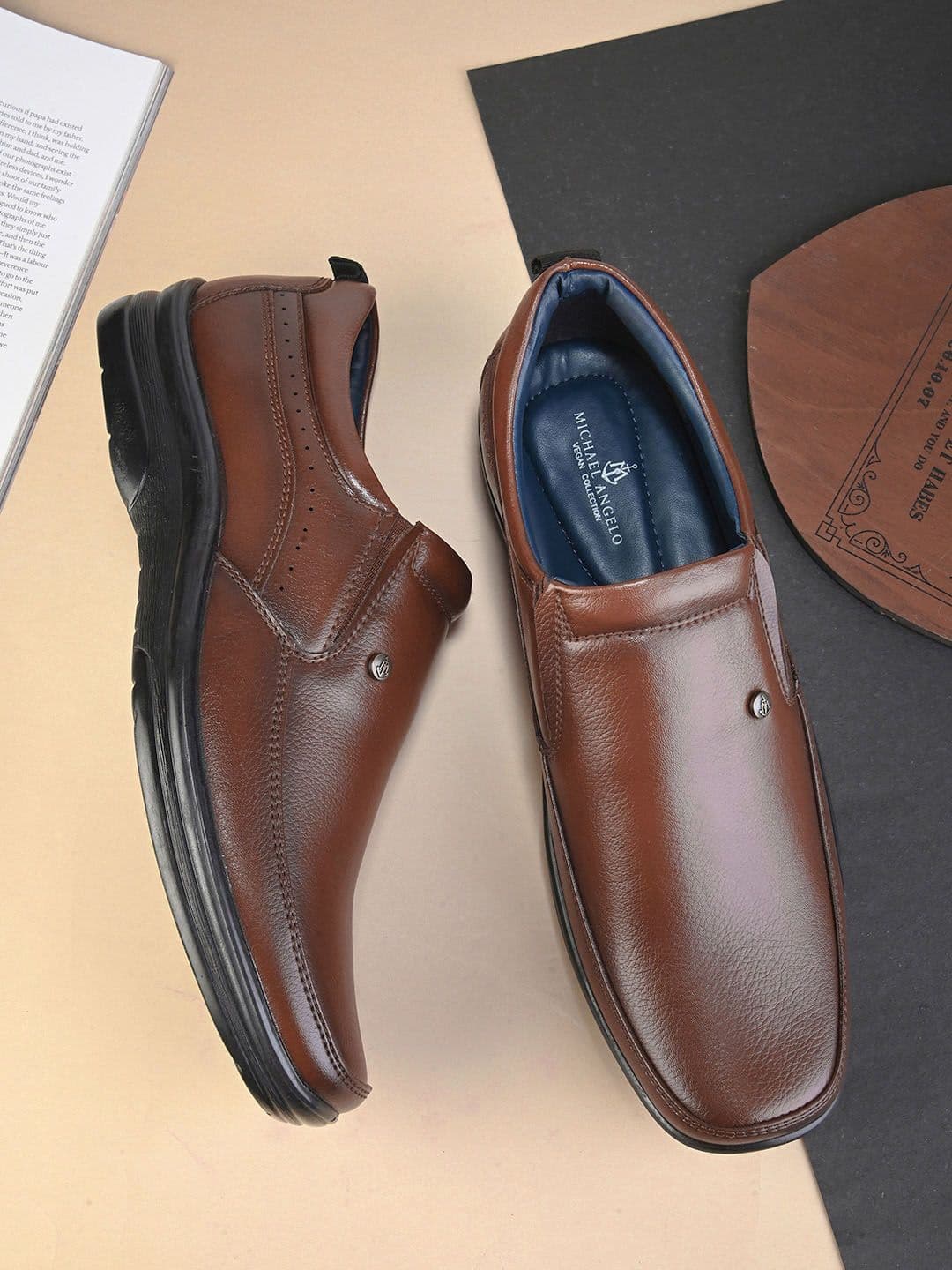 MICHAEL ANGELO Men Formal Slip-On Shoes - view 1
