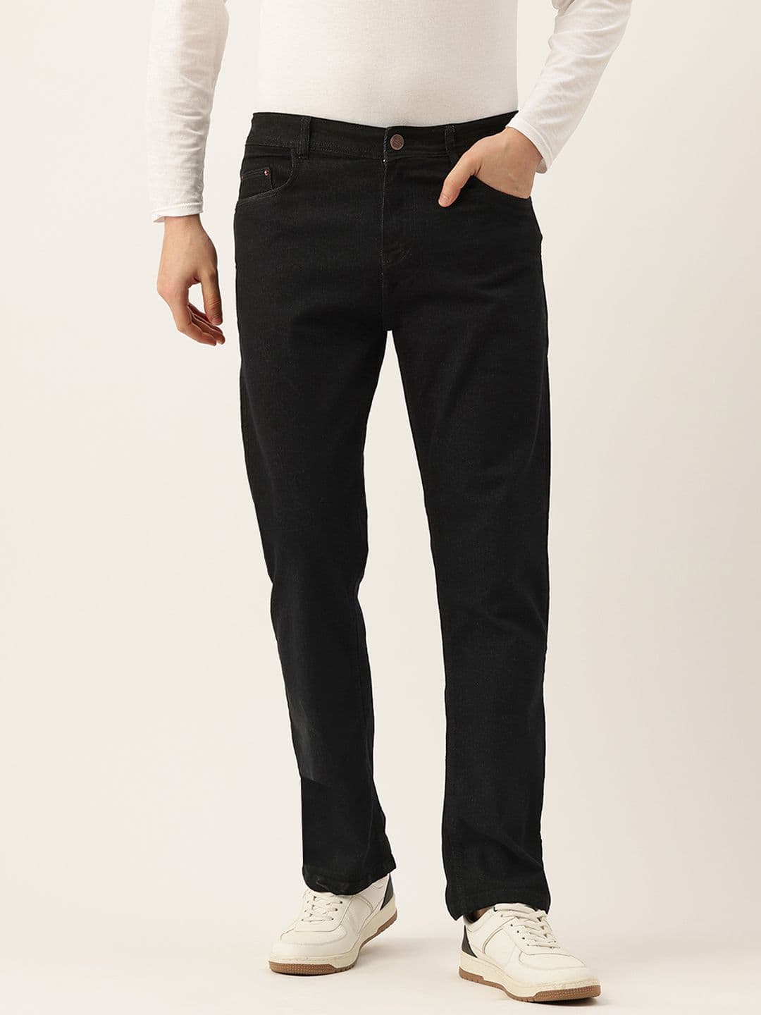 PARIS HAMILTON Men Straight Fit Stretchable Jeans - view 1