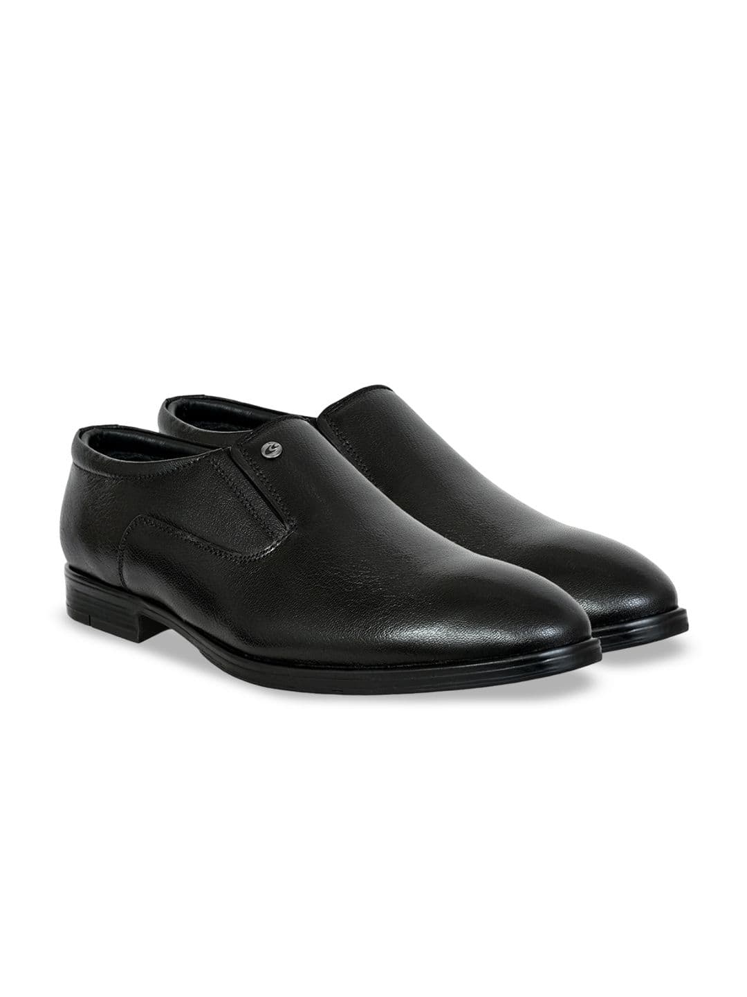 Allen Cooper Men Leather Formal Slip-Ons - view 1
