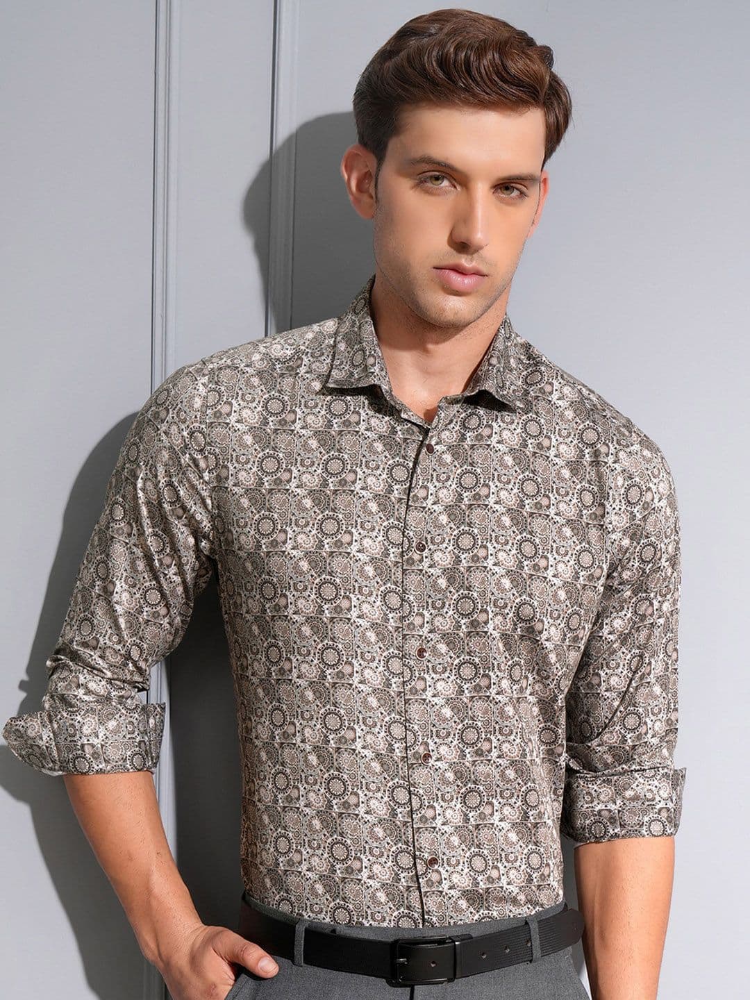 Locomotive Luxe Printed Casual Shirt - view 1