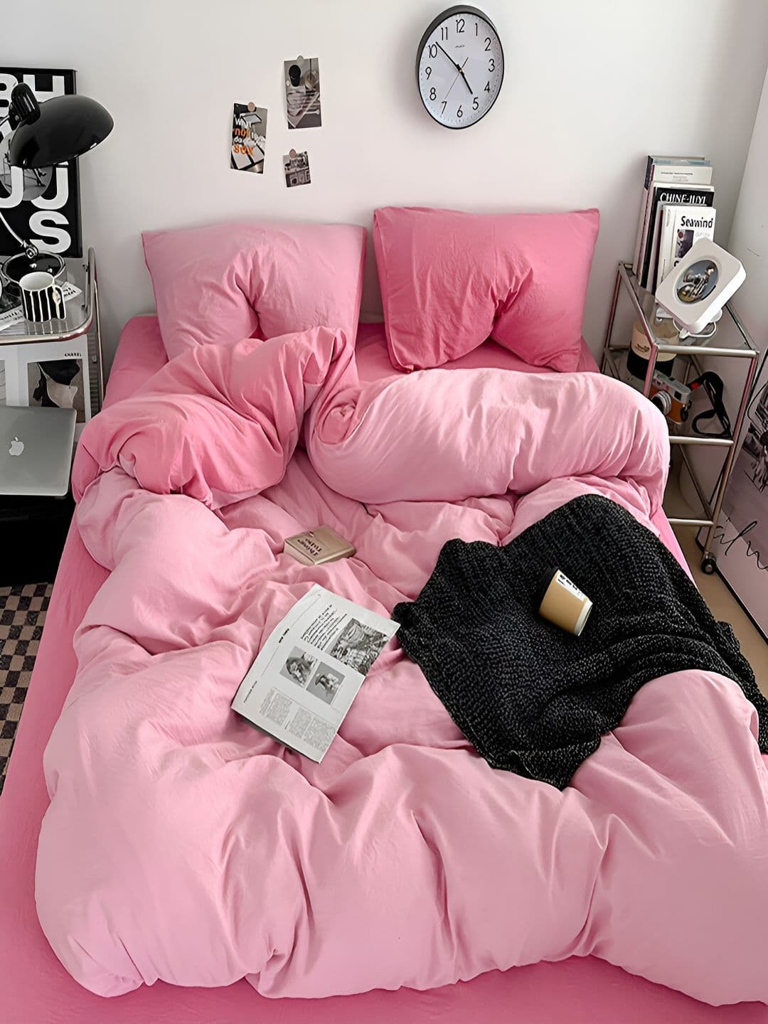 JC HOME Pink Double Extra Large Bedding Set - view 1