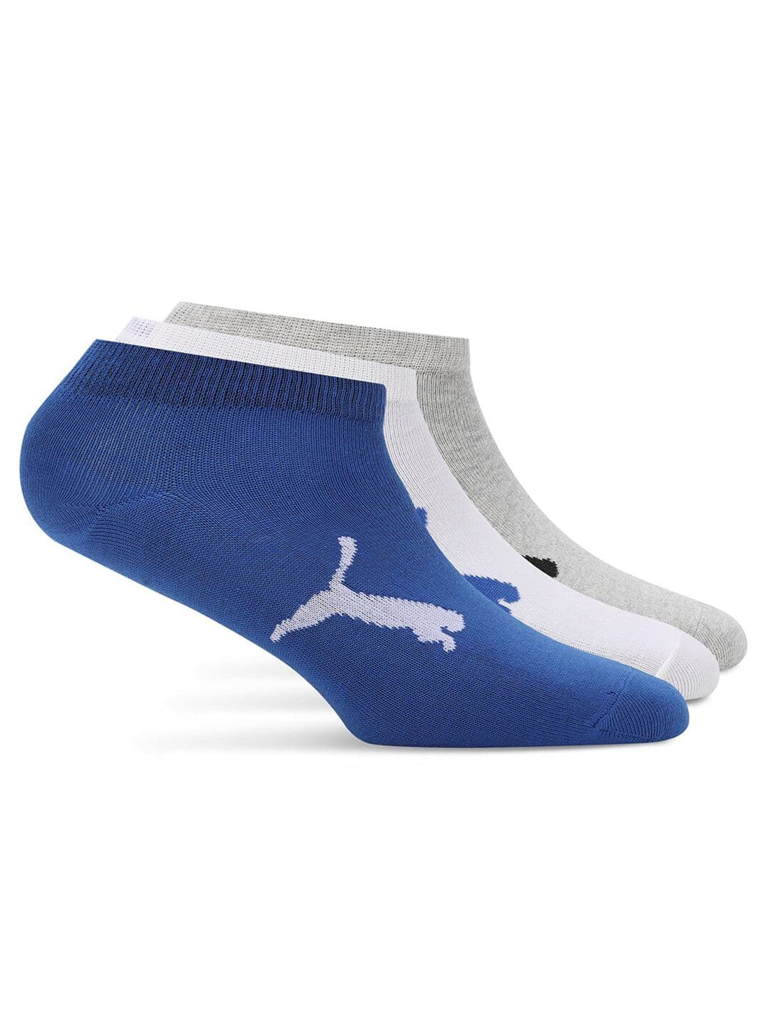 Puma Unisex Pack Of 3 Sneaker Cotton Socks - view 1