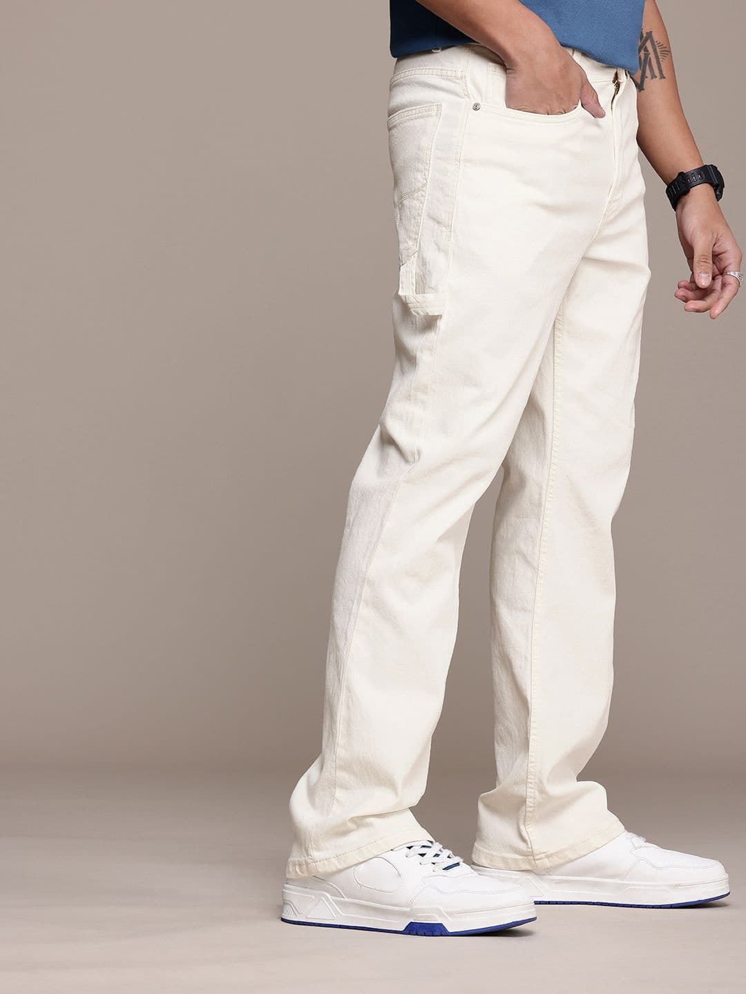 The Roadster Life Co. Men Bootcut Fit Stretchable Jeans - view 1