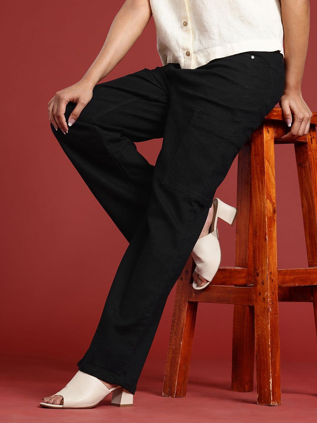 all about you Women Straight Fit High-Rise Stretchable Jeans - view 1