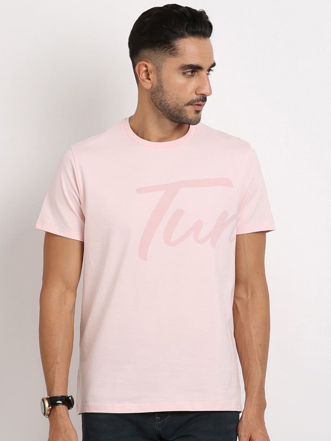 Turtle Men Typography Printed Slim Fit T-shirt - view 1