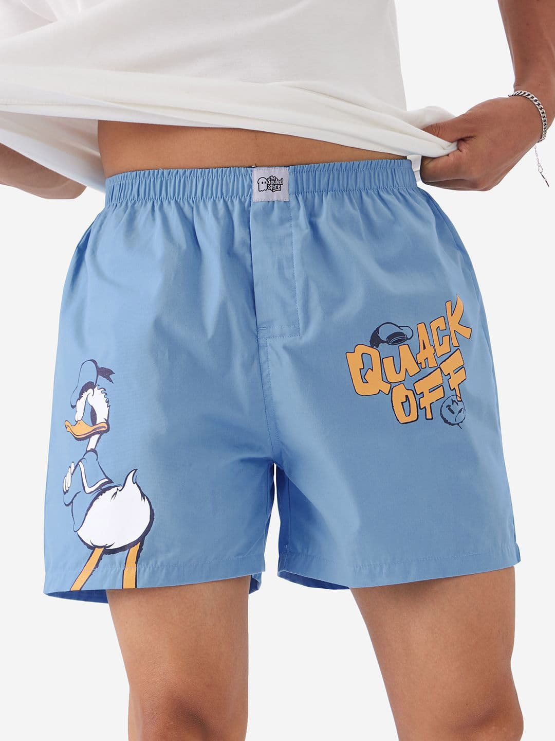 The Souled Store Men Donald Duck Blue Boxers - view 1