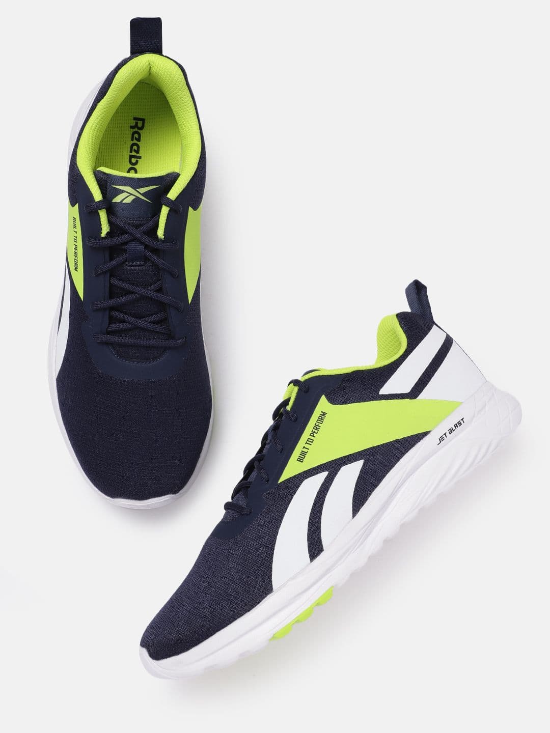 Reebok Men Woven Design Distance Fusion Running Shoes - view 1