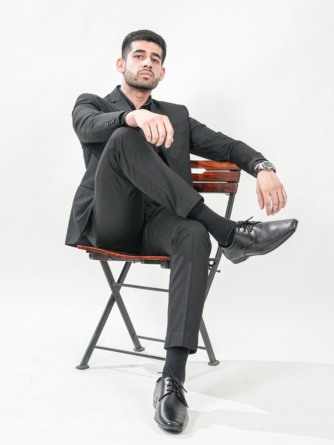 MICHAEL ANGELO Men Leather Formal Derbys Shoes - view 1