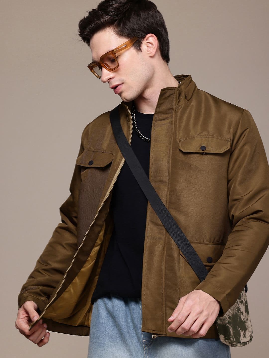 WROGN Mock Collar Tailored Jacket - view 1