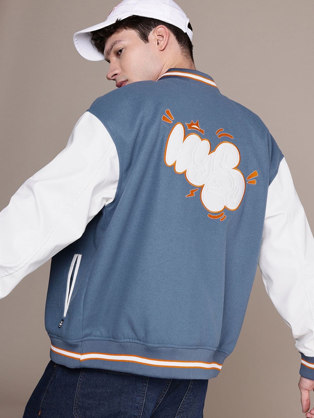 WROGN Colourblocked Varsity Jacket - view 1