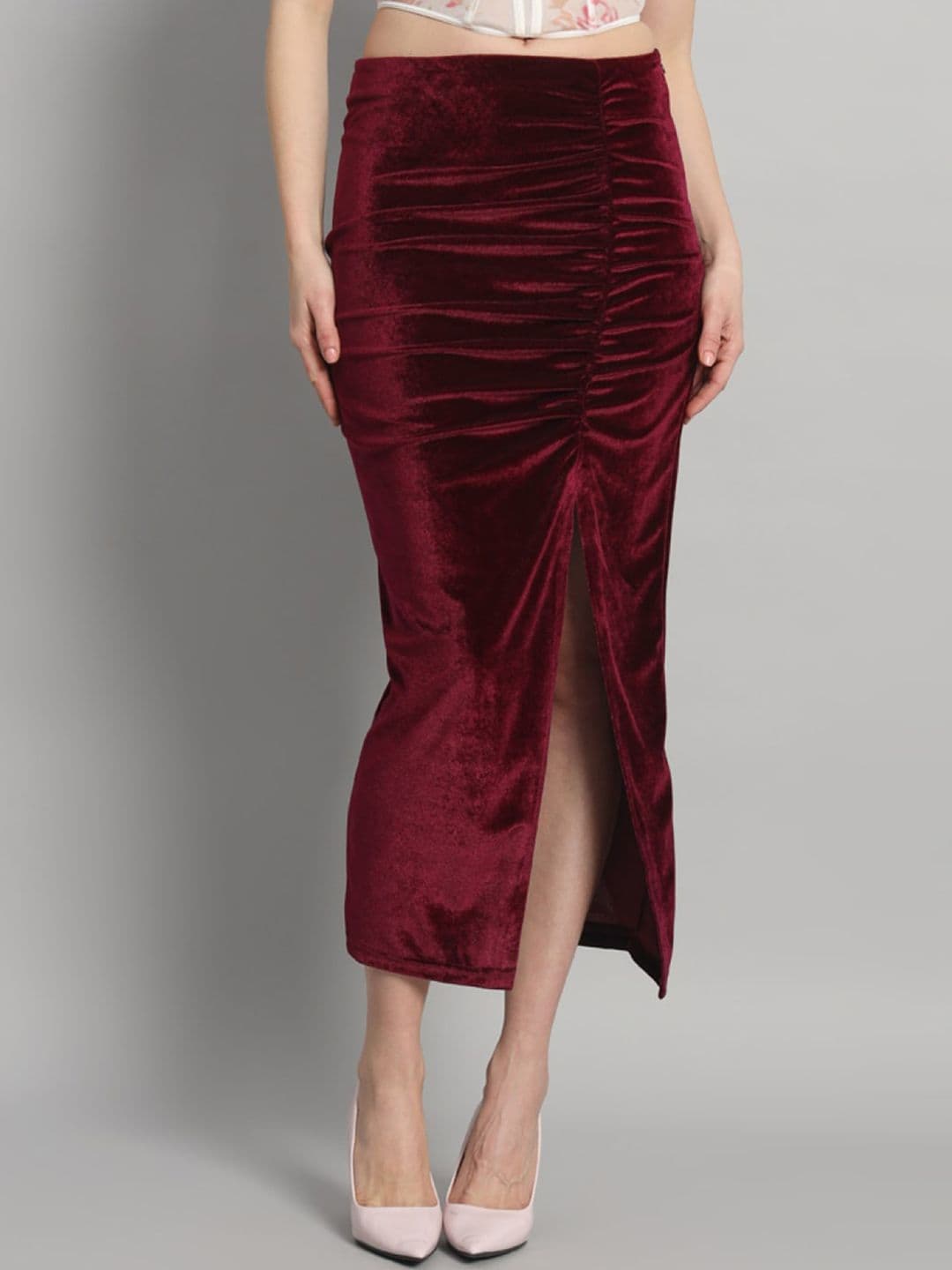 VAARARO Women A-Line Midi Skirt - view 1