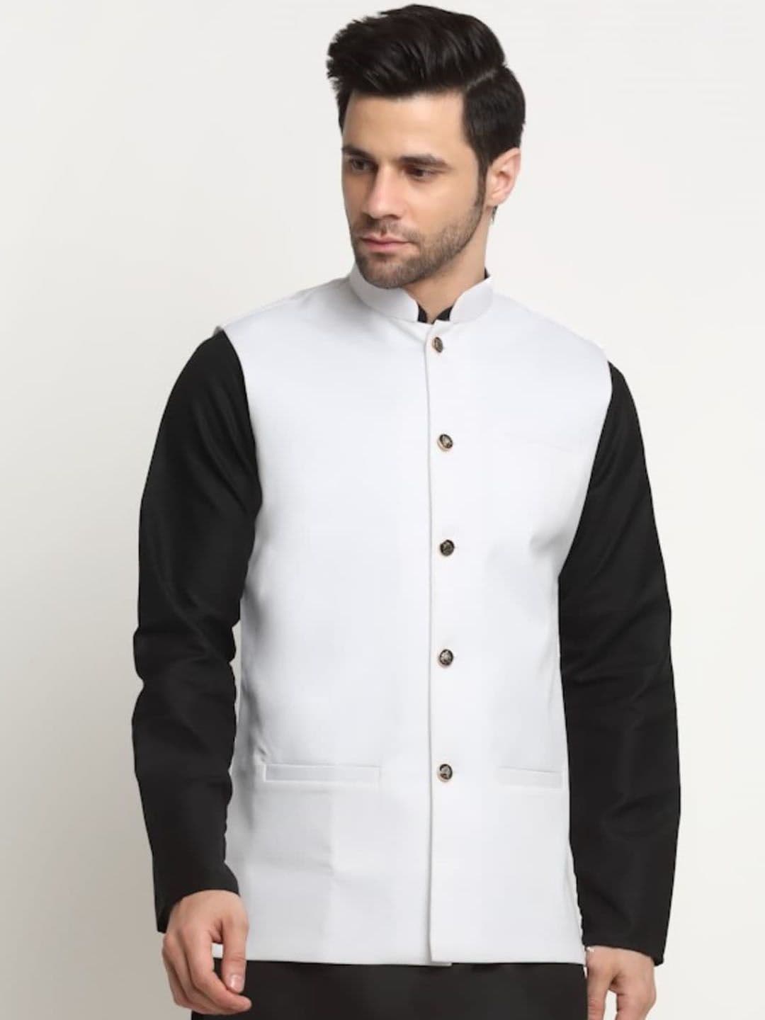 KRAFT INDIA Men Woven Nehru Jackets - view 1
