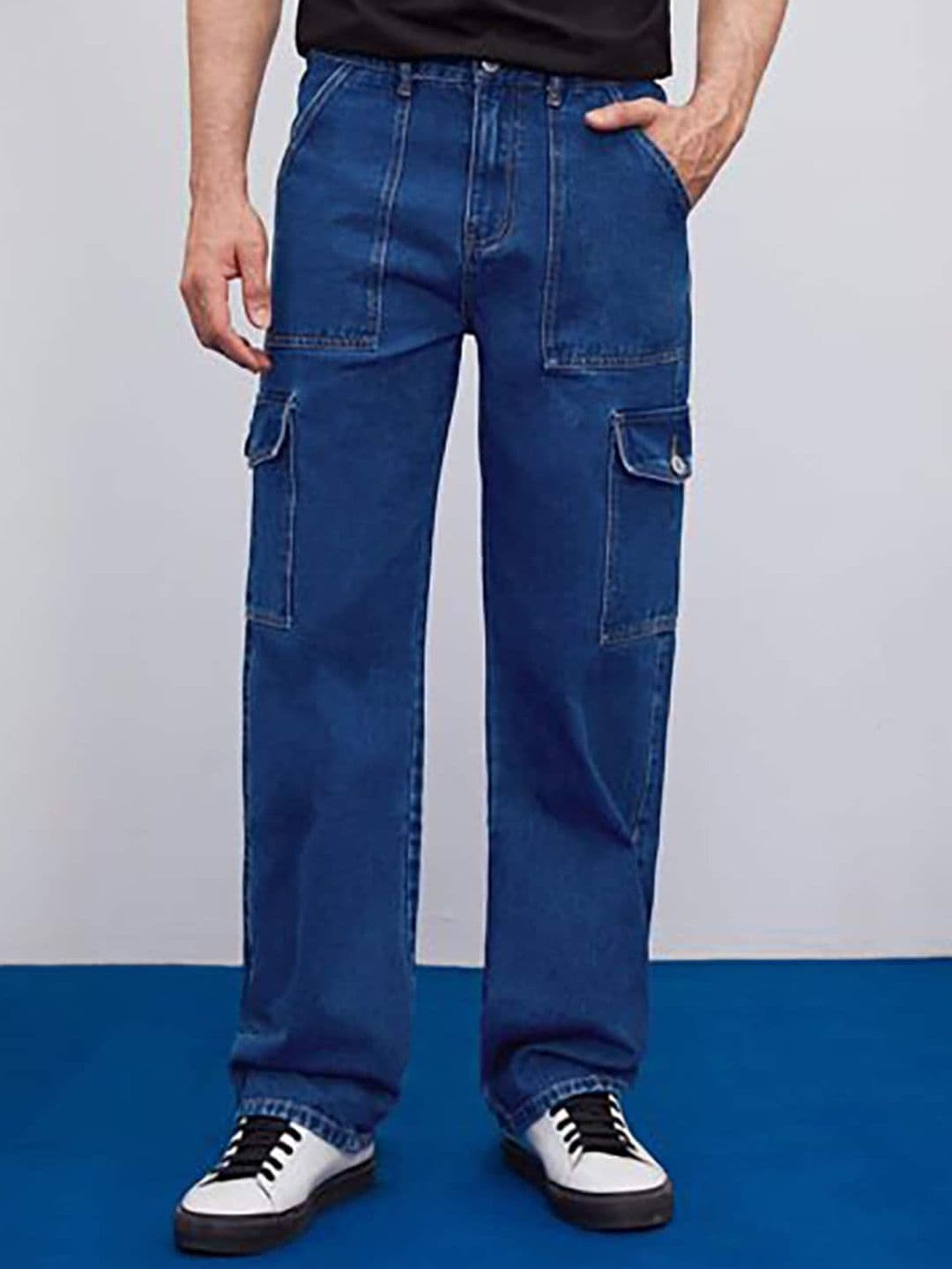 Kotty Men Jean Low-Rise Highly Distressed Stretchable Cropped Jeans - view 1