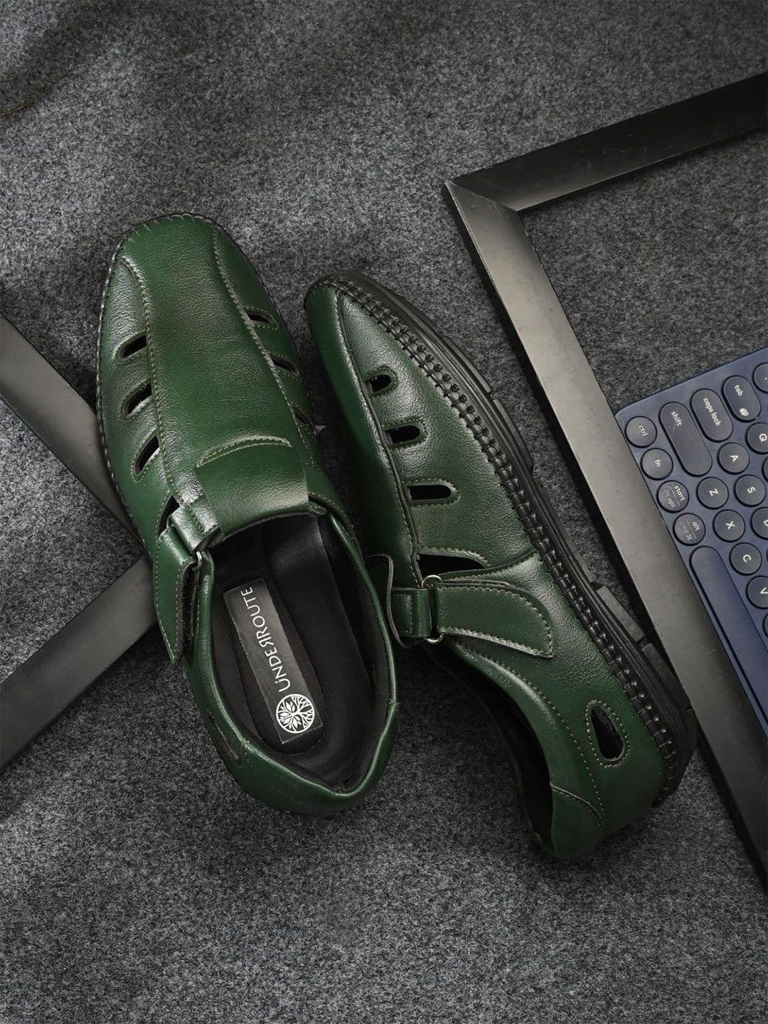 UNDERROUTE Men Ethnic Comfort Sandals - view 1