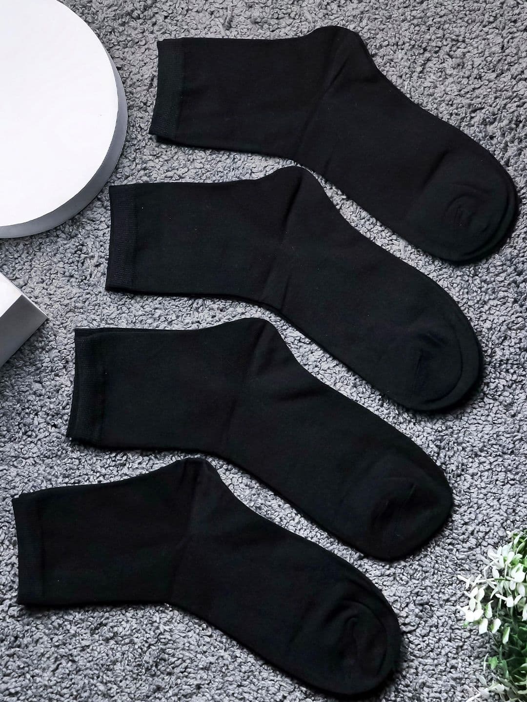 Brauch Men Pack Of 4 Cotton Above Ankle Length Socks - view 1