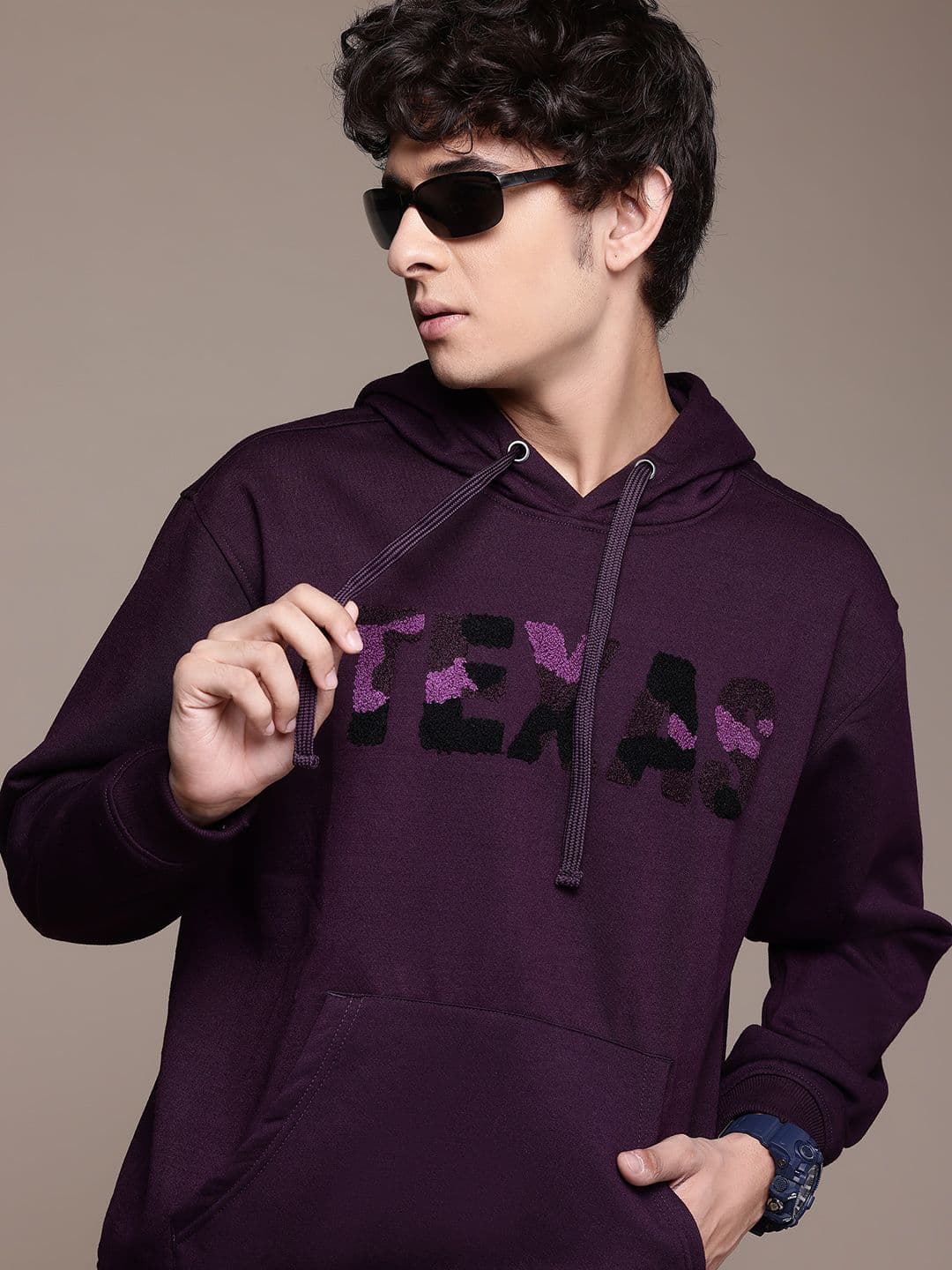 The Roadster Lifestyle Co. Relaxed Fit Hooded Sweatshirt - view 1