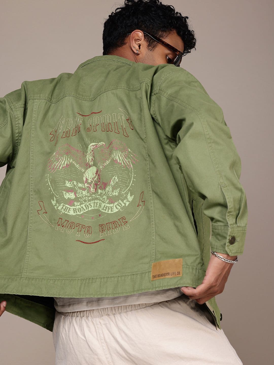 The Roadster Life Co. Relaxed Fit Pure Cotton Tailored Jacket - view 1
