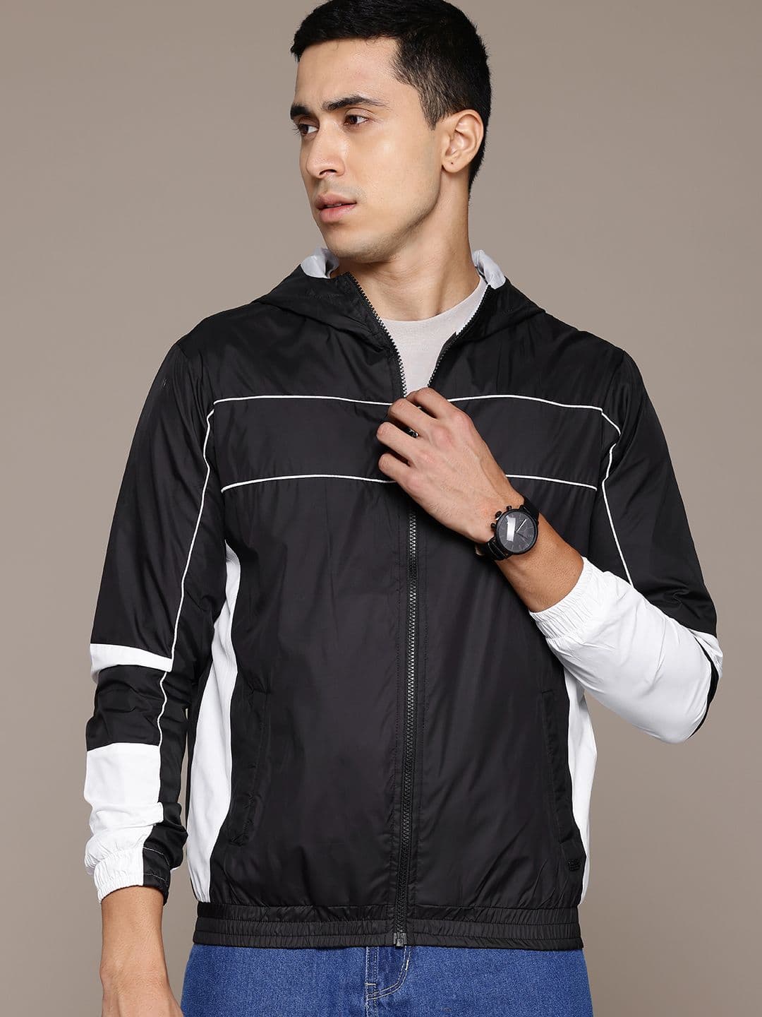 The Roadster Lifestyle Co. Hooded Bomber Jacket - view 1