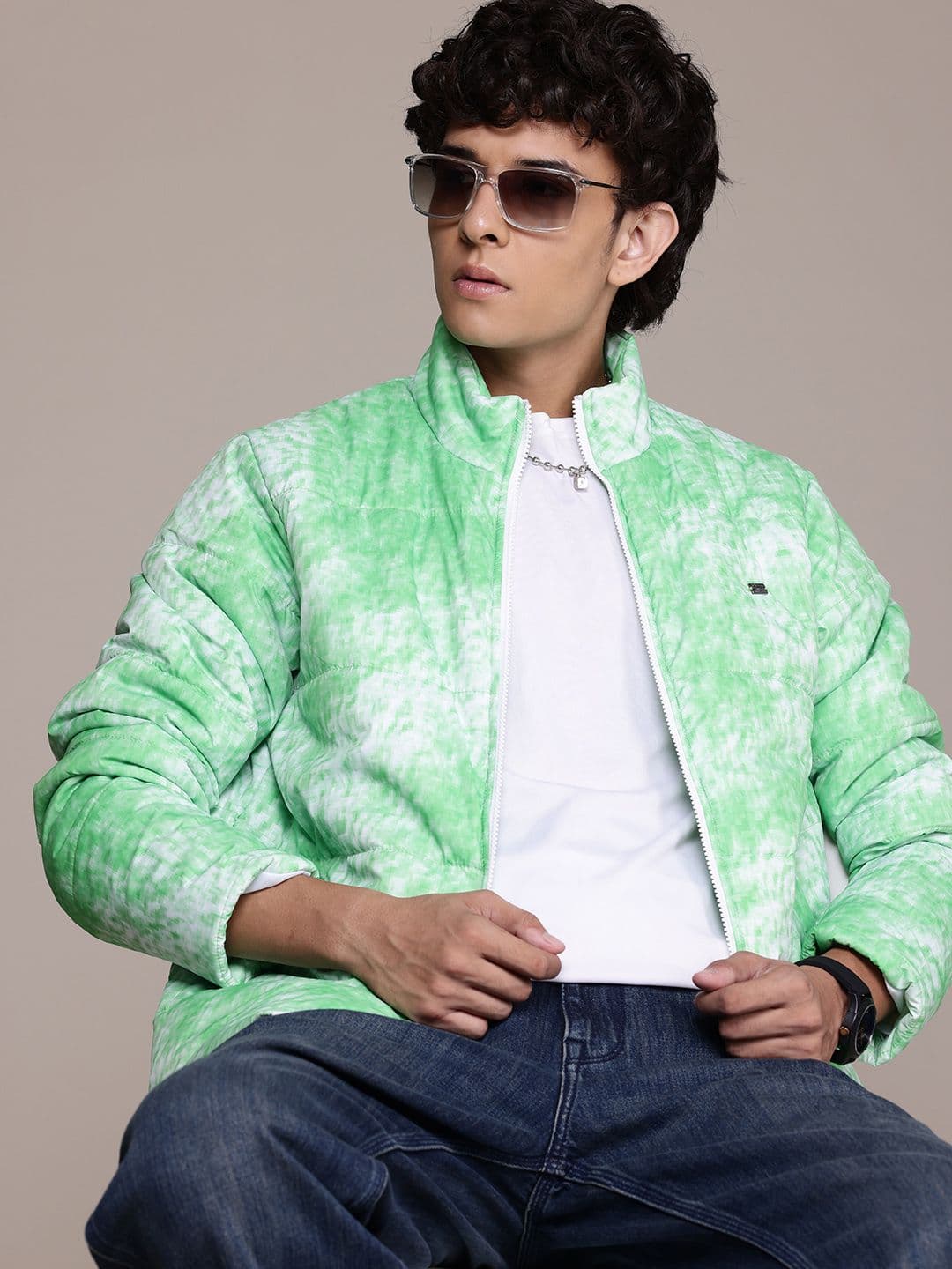 The Roadster Lifestyle Co. Printed Padded Jacket - view 1