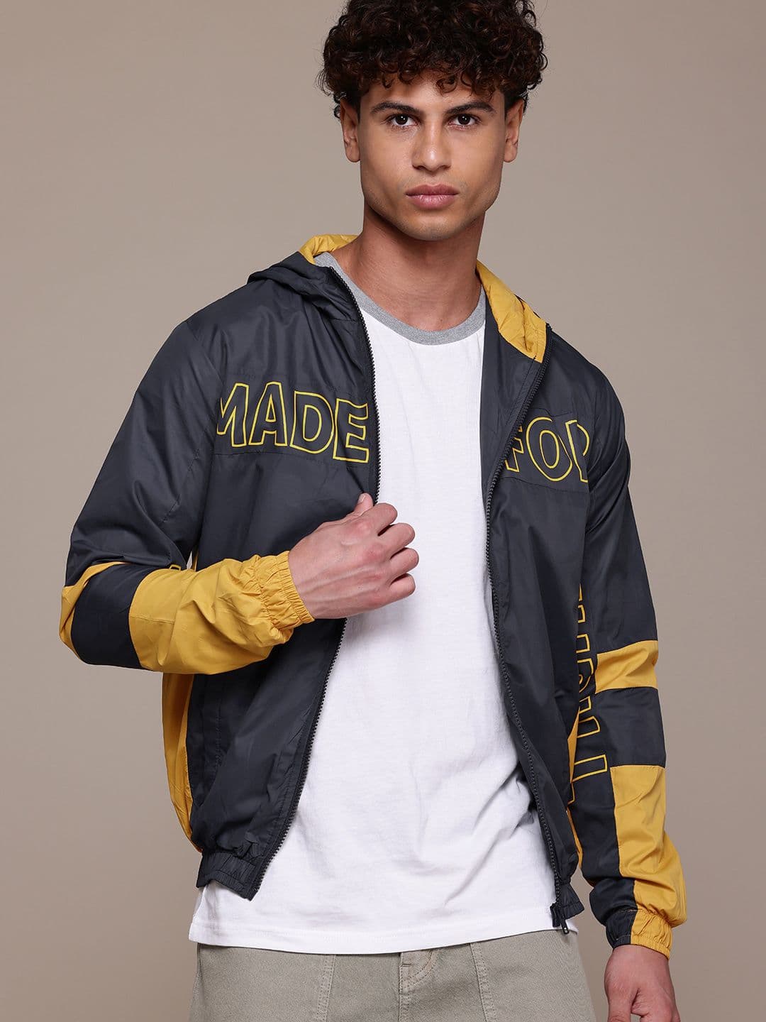 The Roadster Lifestyle Co. Printed Hooded Bomber Jacket - view 1