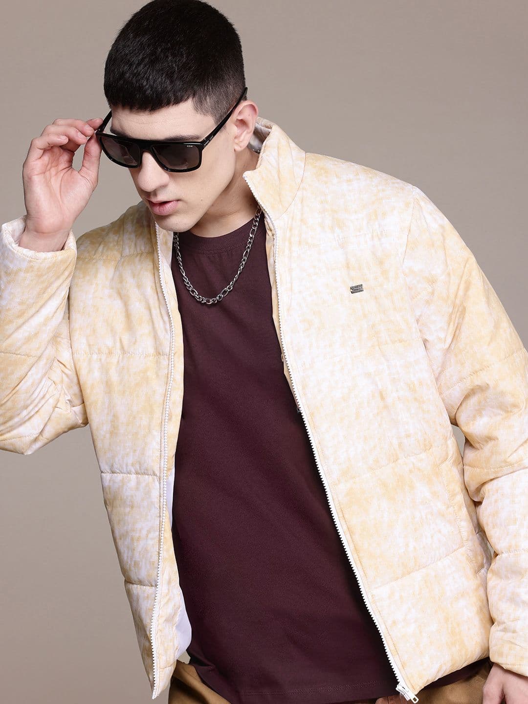 The Roadster Lifestyle Co. Printed Padded Jacket - view 1
