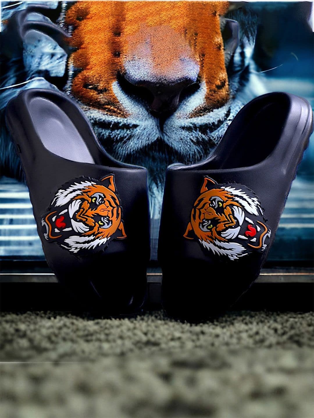 Pampy Angel Men Printed Croslite Sliders - view 1