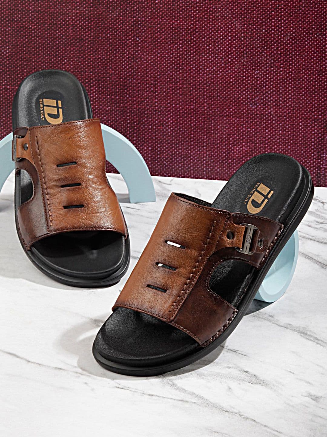 ID Men Leather Comfort Sandals - view 1