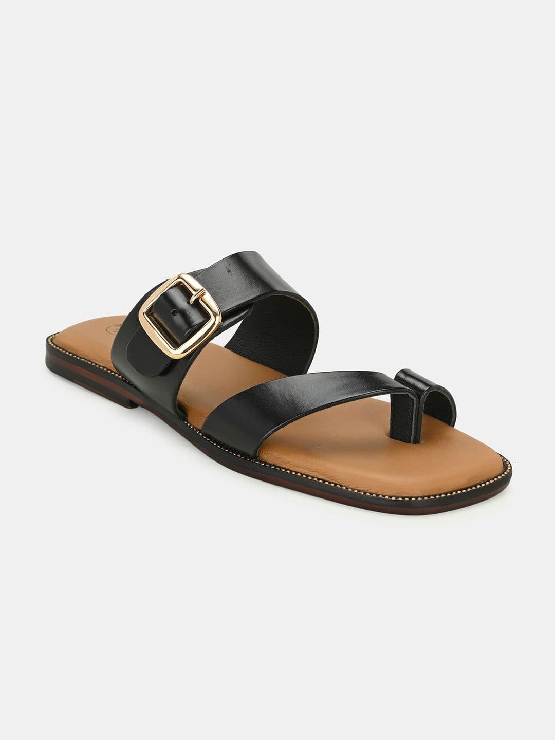Lafattio Men Leather Comfort Sandals - view 1