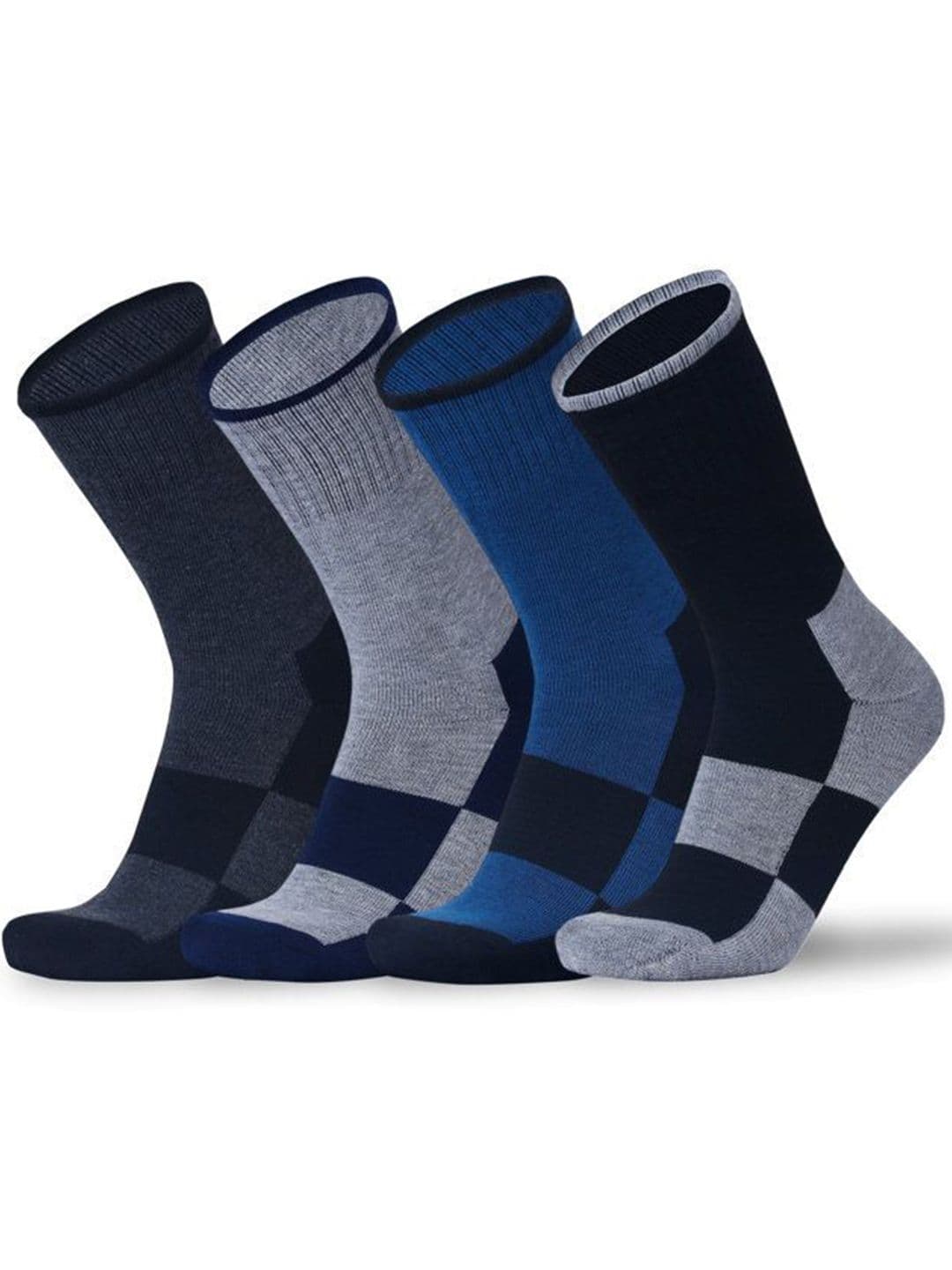 RC. ROYAL CLASS Men Pack Of 4 Patterned Calf Length Socks - view 1