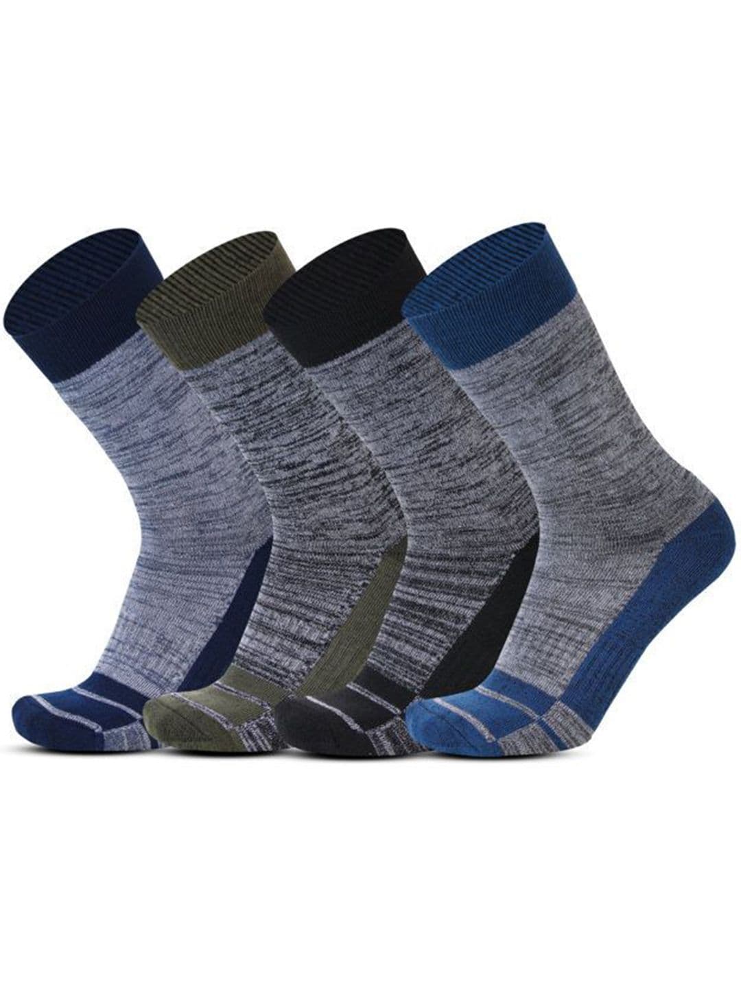 RC. ROYAL CLASS Men Pack Of 4 Patterned Calf Length Socks - view 1