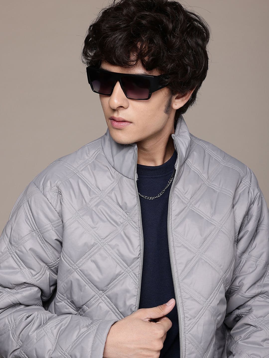The Roadster Life Co. Mock Collar Quilted Jacket - view 1