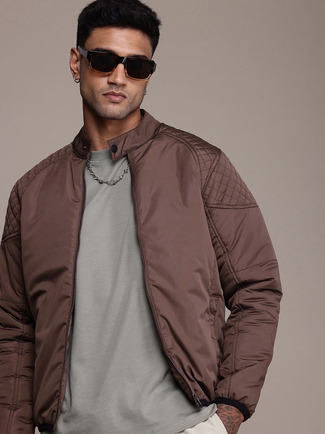 The Roadster Life Co. Double Collar Padded Jacket - view 1