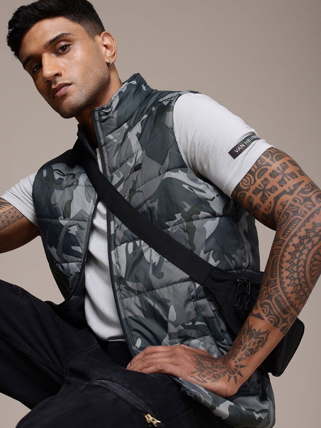 The Roadster Life Co. Camouflage Padded Jacket - view 1