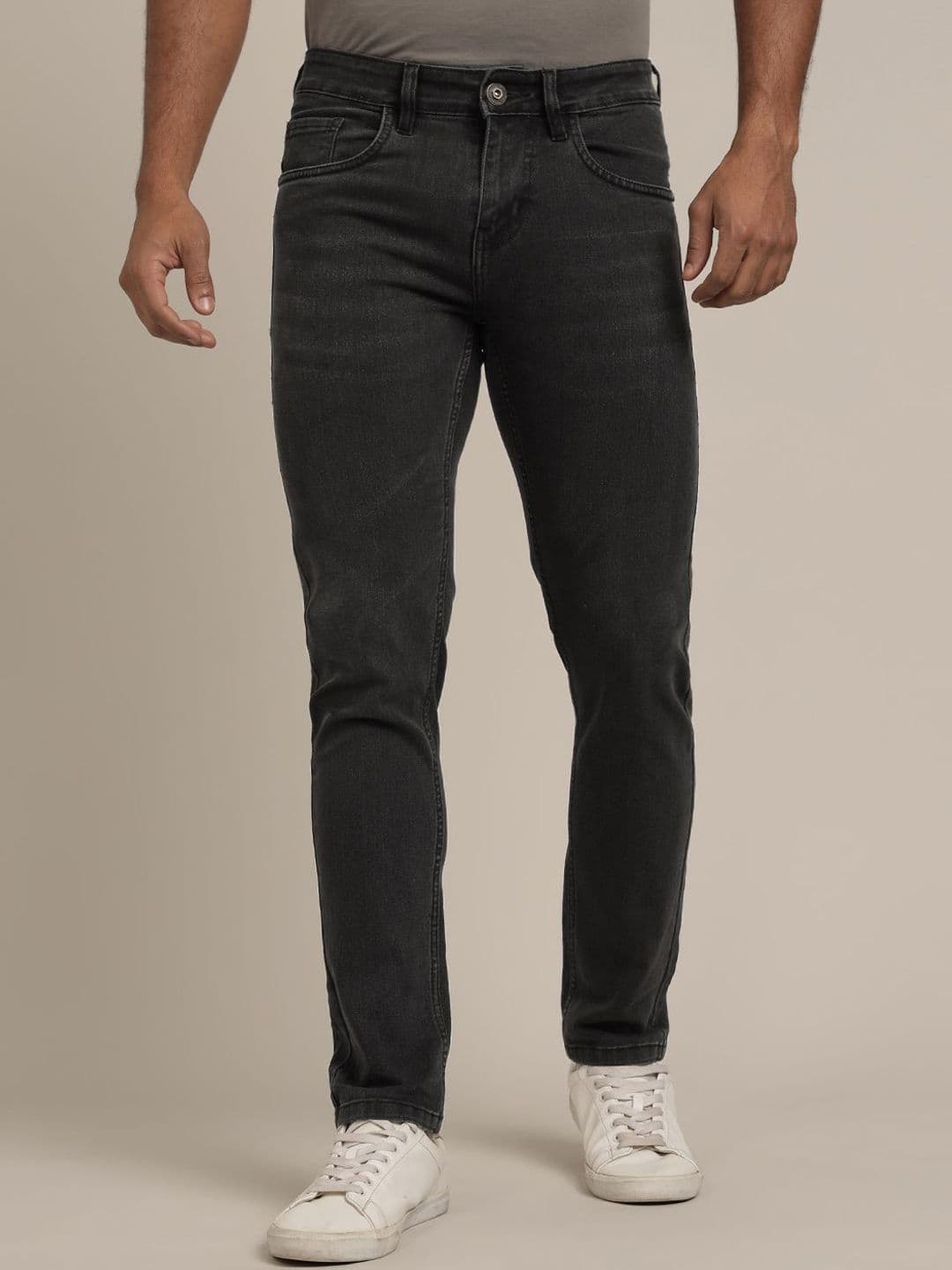 The Roadster Lifestyle Co. Men Slim Fit Mid Rise Clean Look Stretchable Denim Jeans - view 1