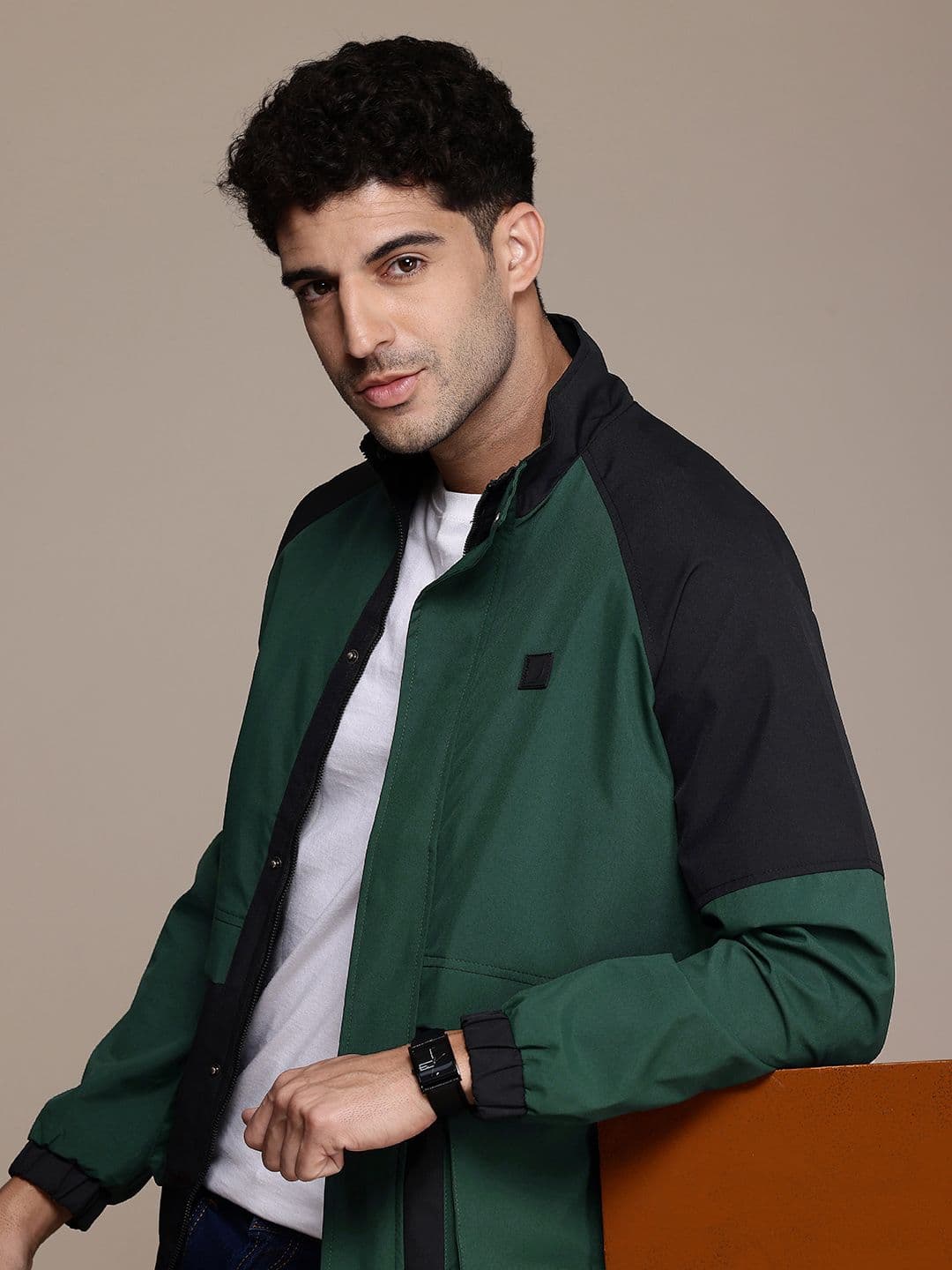 Nautica Colourblocked Bomber Jacket - view 1