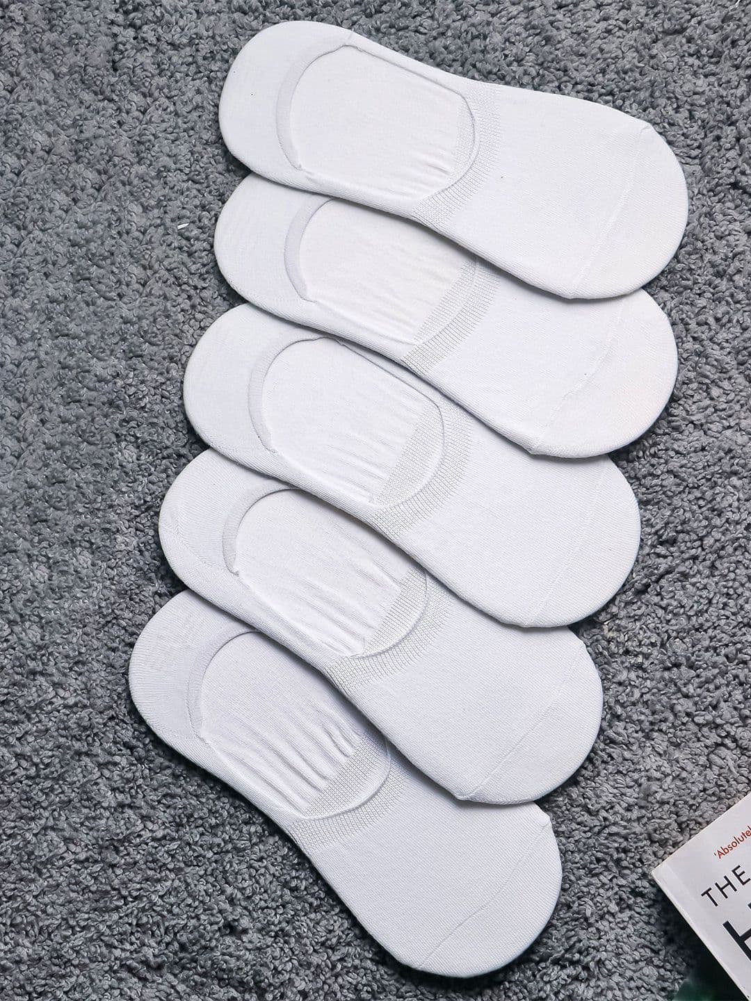 Brauch Men Pack Of 5 Cotton Shoe Liner Socks - view 1