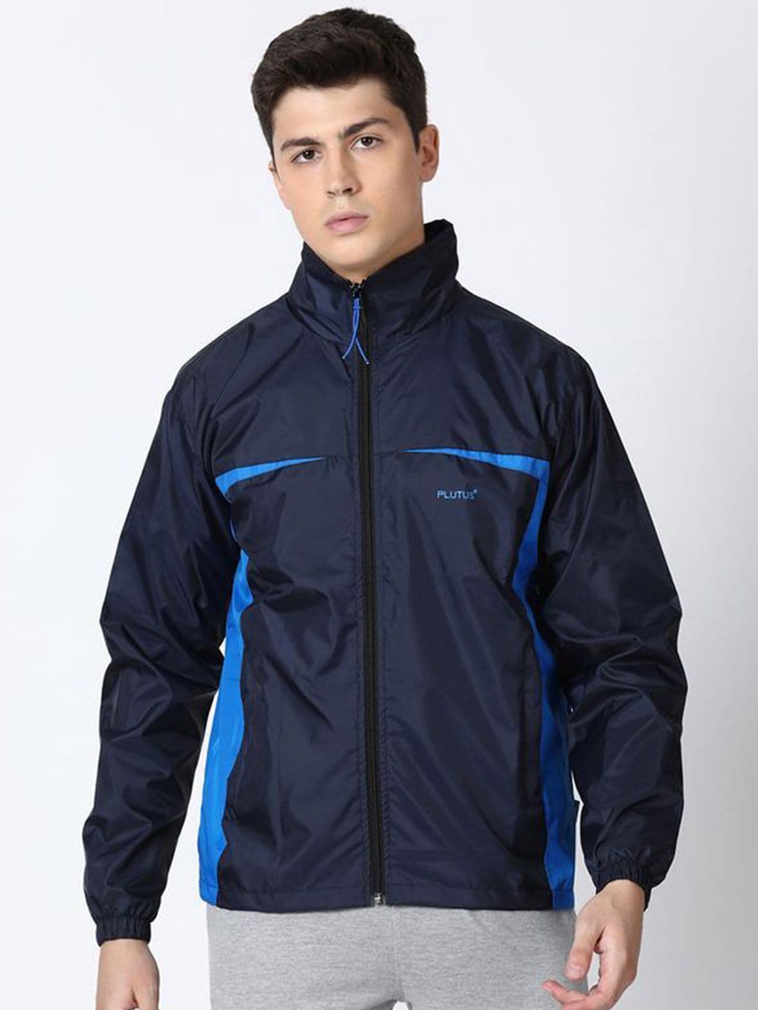 Plutus Mock Collar Sporty Jacket - view 1