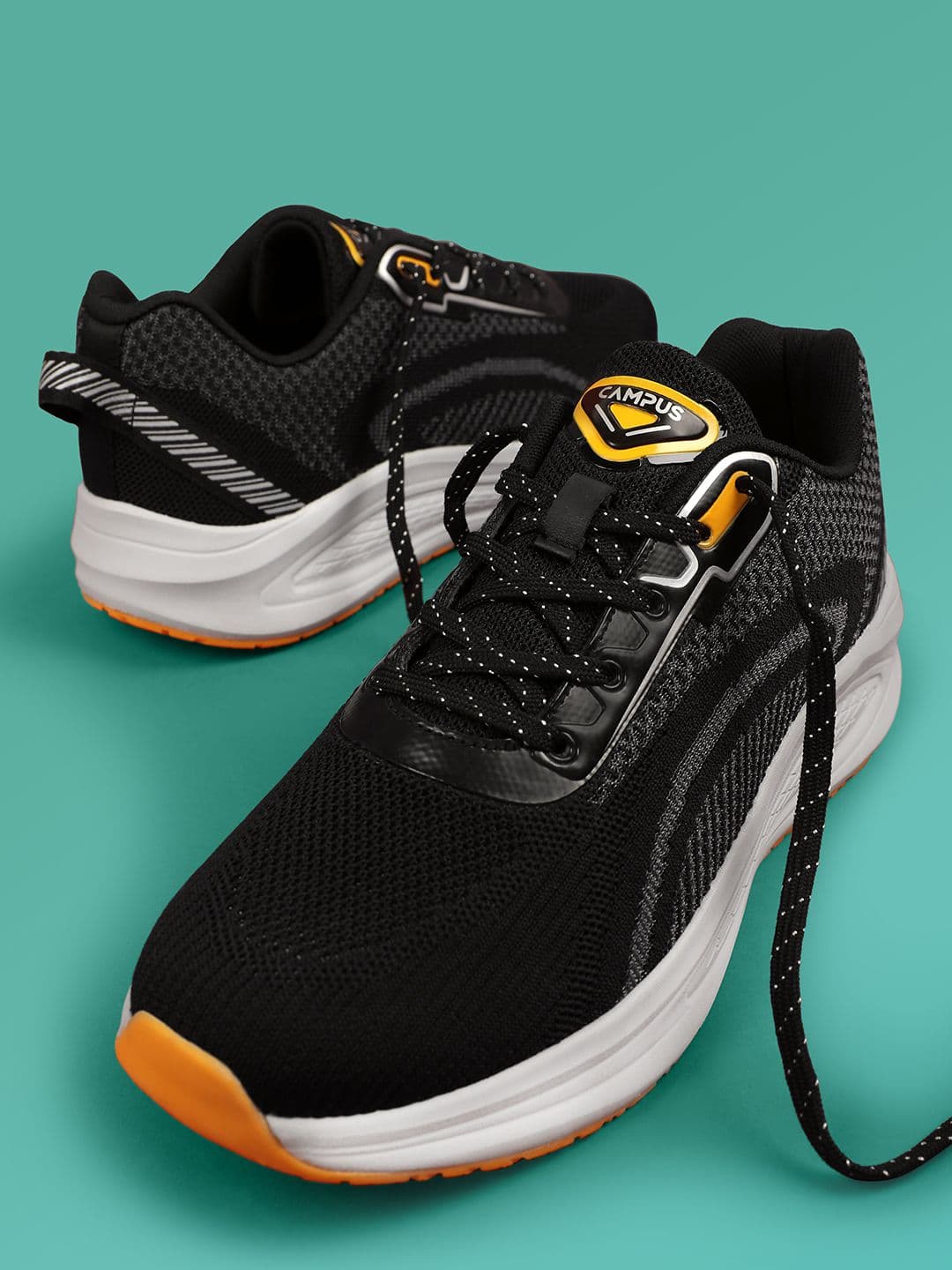 Campus Men PLUSH Mesh Lace-Ups Running Shoes - view 1
