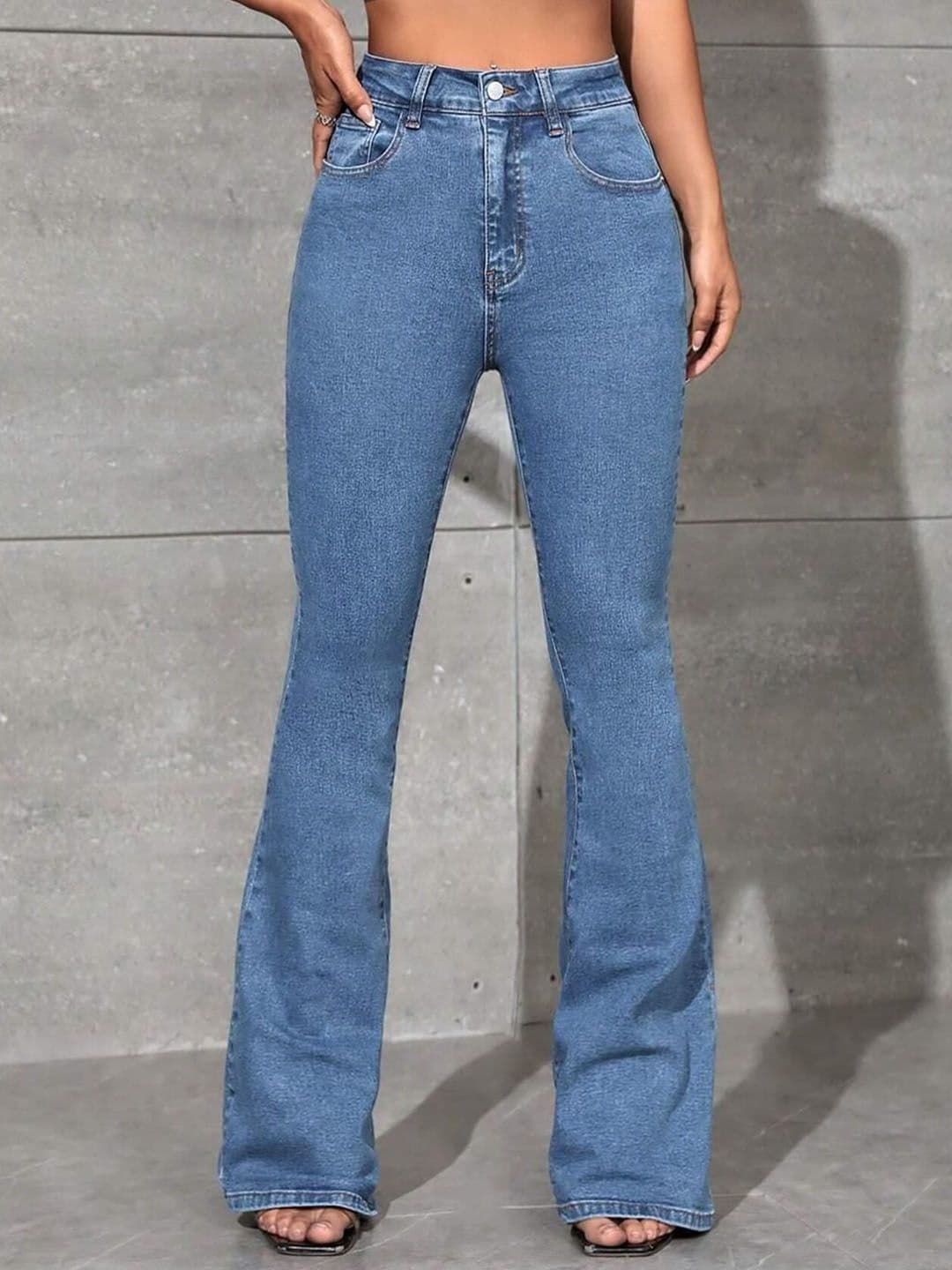 Kotty Women Bootcut High-Rise Clean Look Stretchable Jeans - view 1