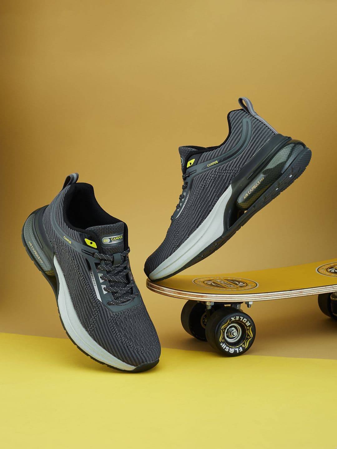 Campus CANVA Men Lace-Up Running Shoe - view 1