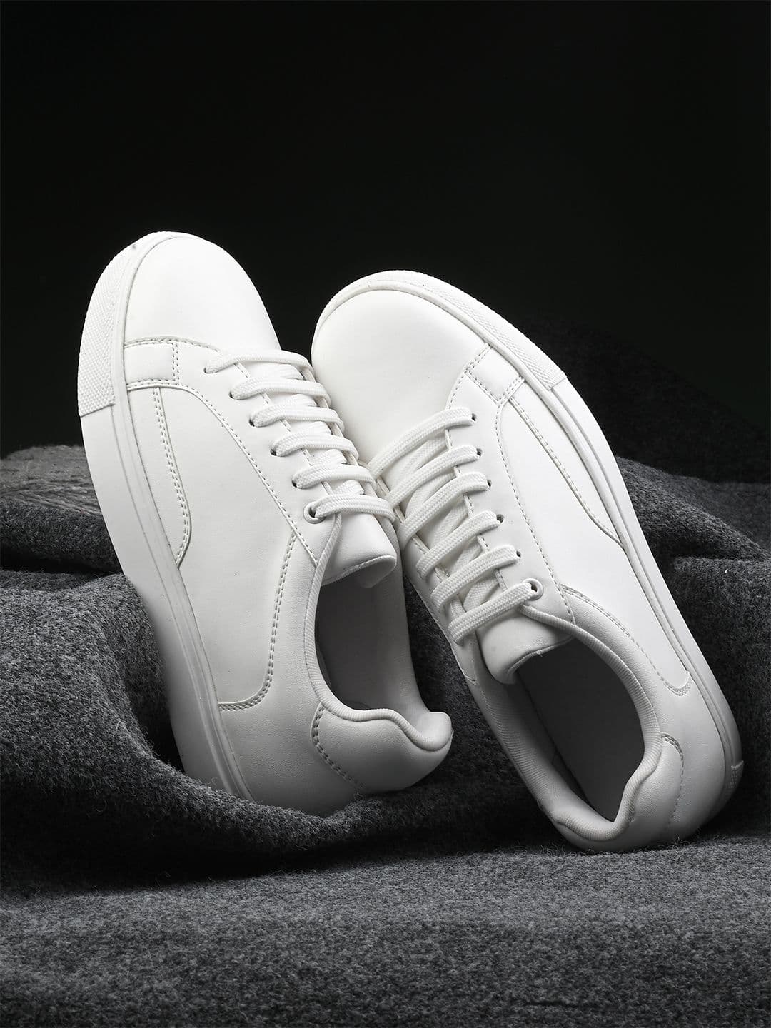 The Roadster Lifestyle Co. Women White Round Toe Sneakers - view 1