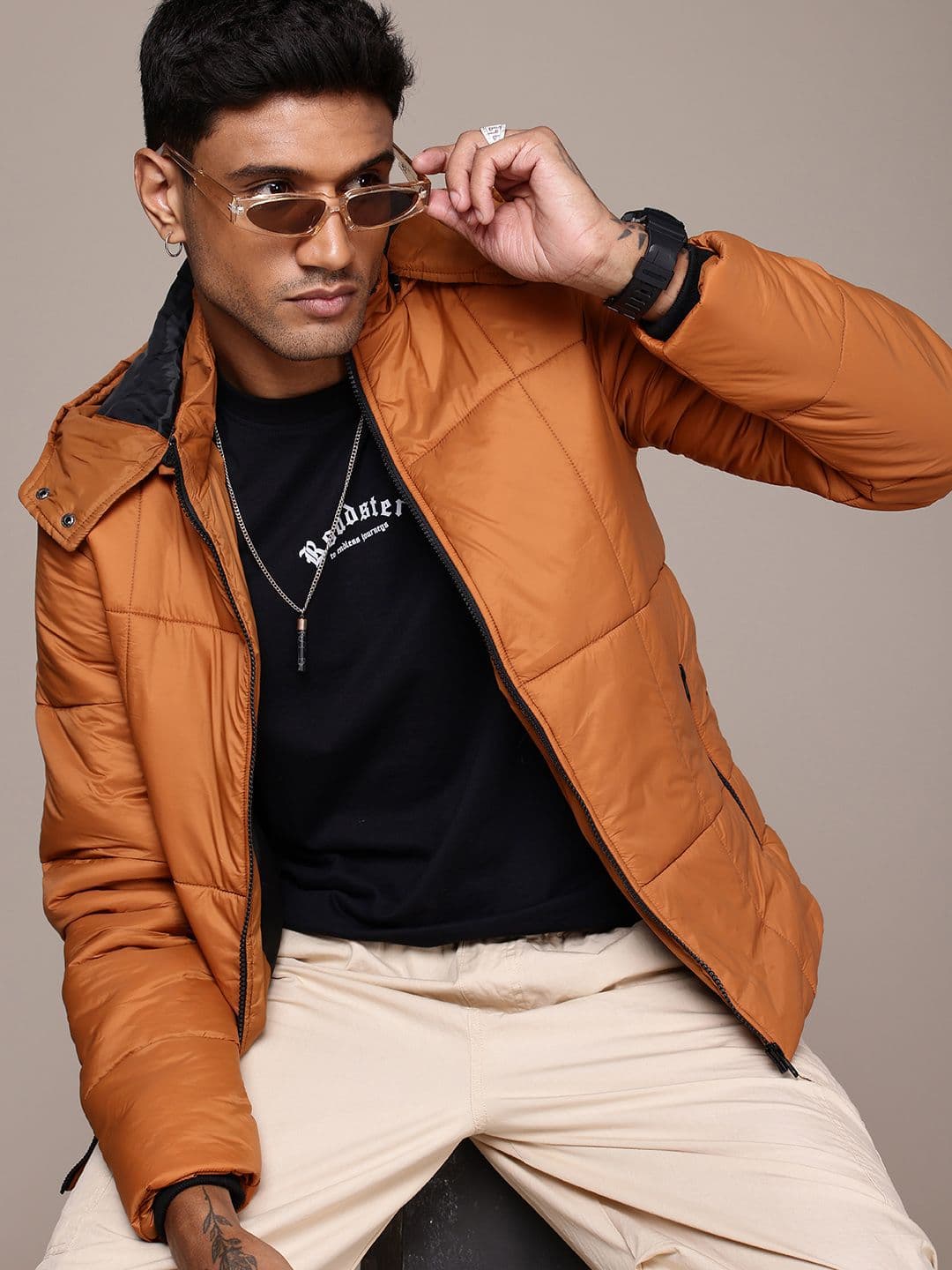 The Roadster Life Co. Hooded Padded Jacket - view 1