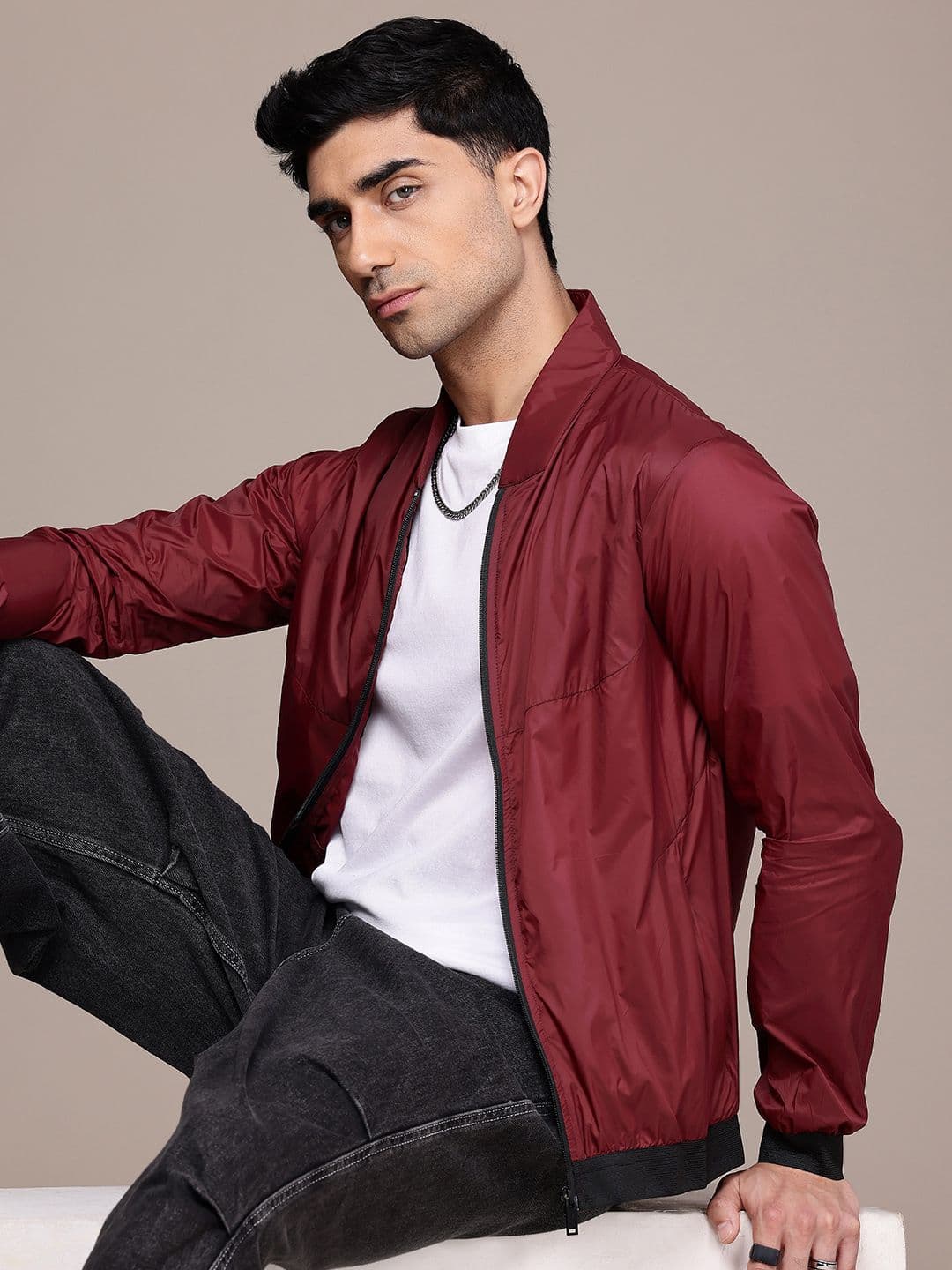 The Roadster Life Co. Mandarin Collar Tailored Jacket - view 1