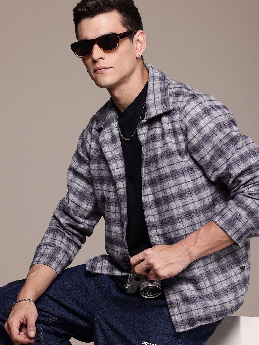 The Roadster Life Co. Checked Tailored Jacket - view 1