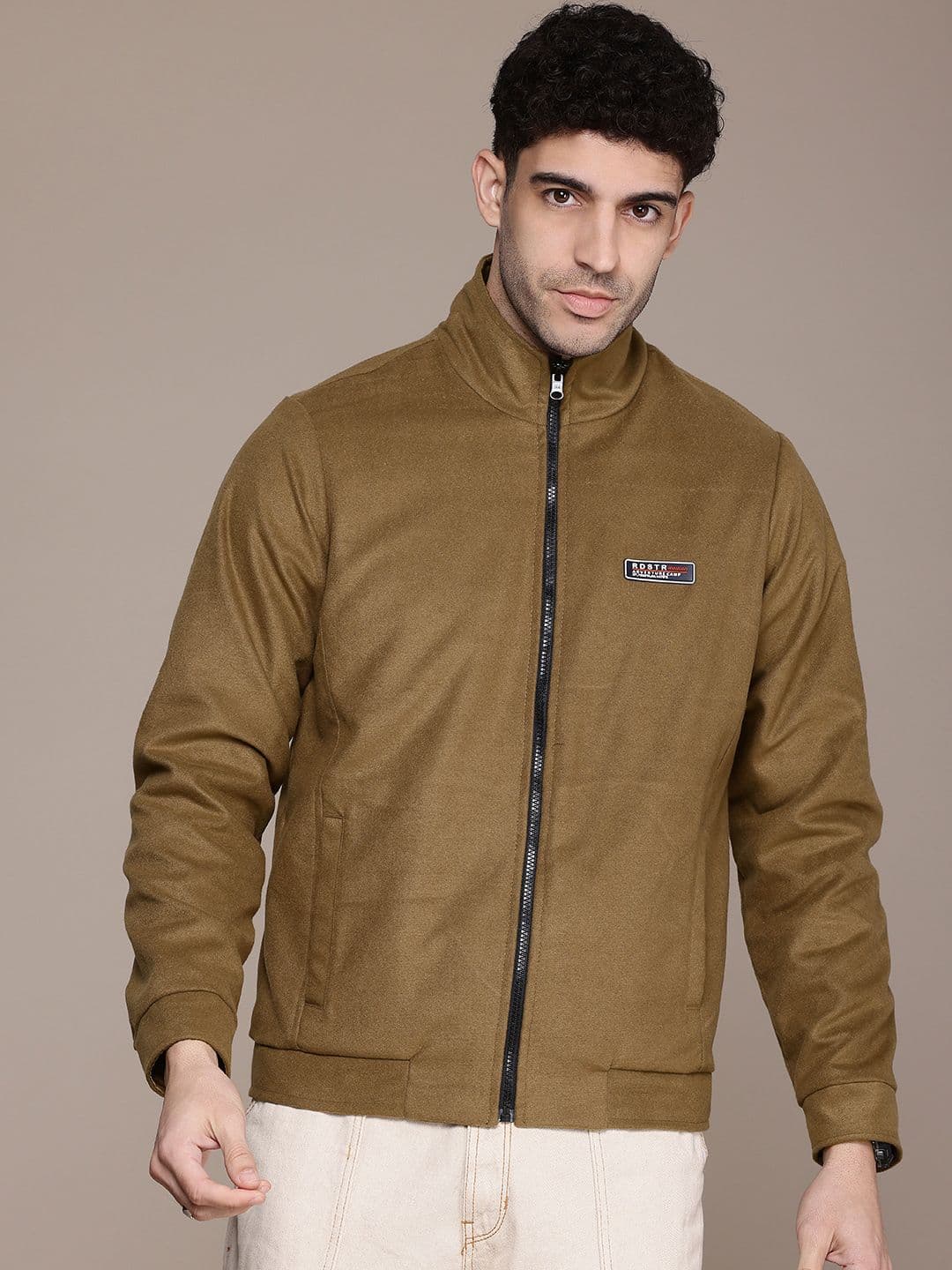 The Roadster Life Co. Reversible Mock Neck Bomber Jacket - view 1
