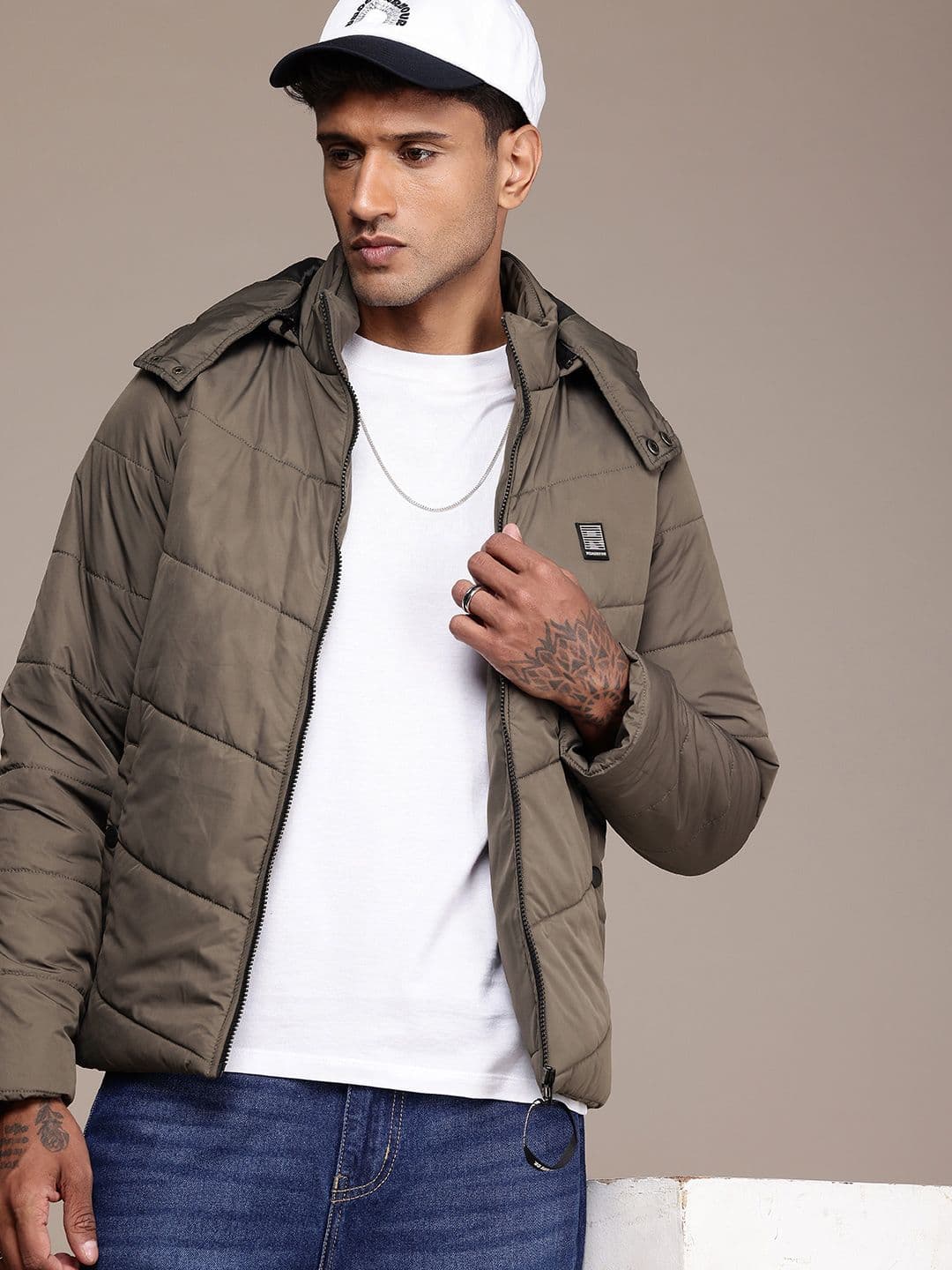 The Roadster Life Co. Detachable Hood Padded Jacket - view 1