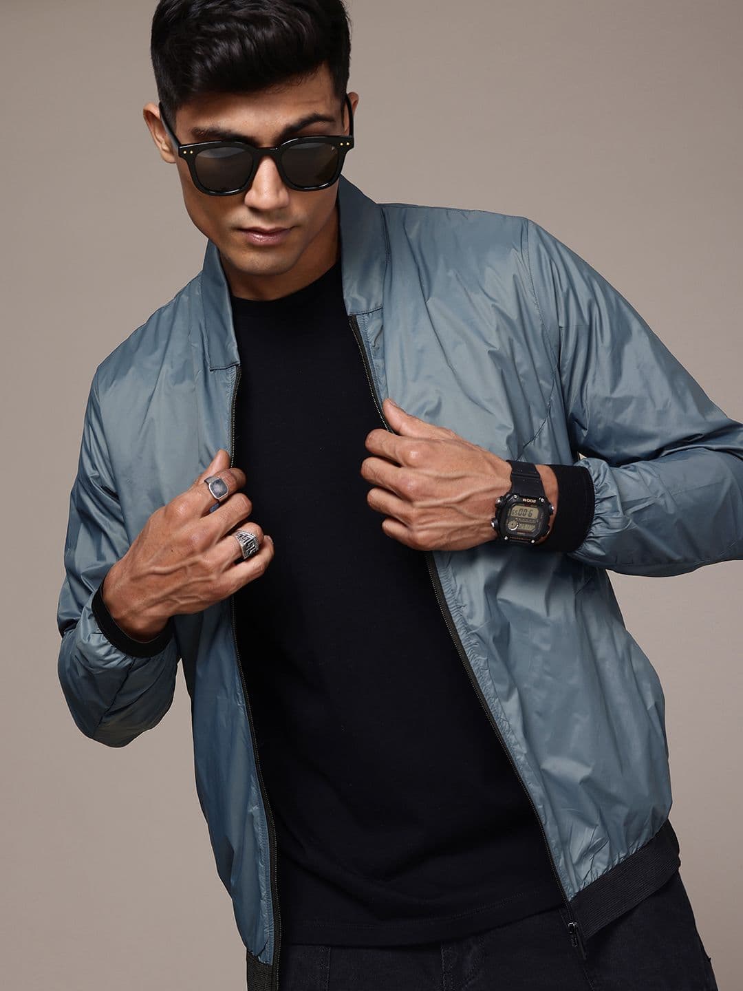The Roadster Life Co. Mandarin Collar Sporty Jacket - view 1