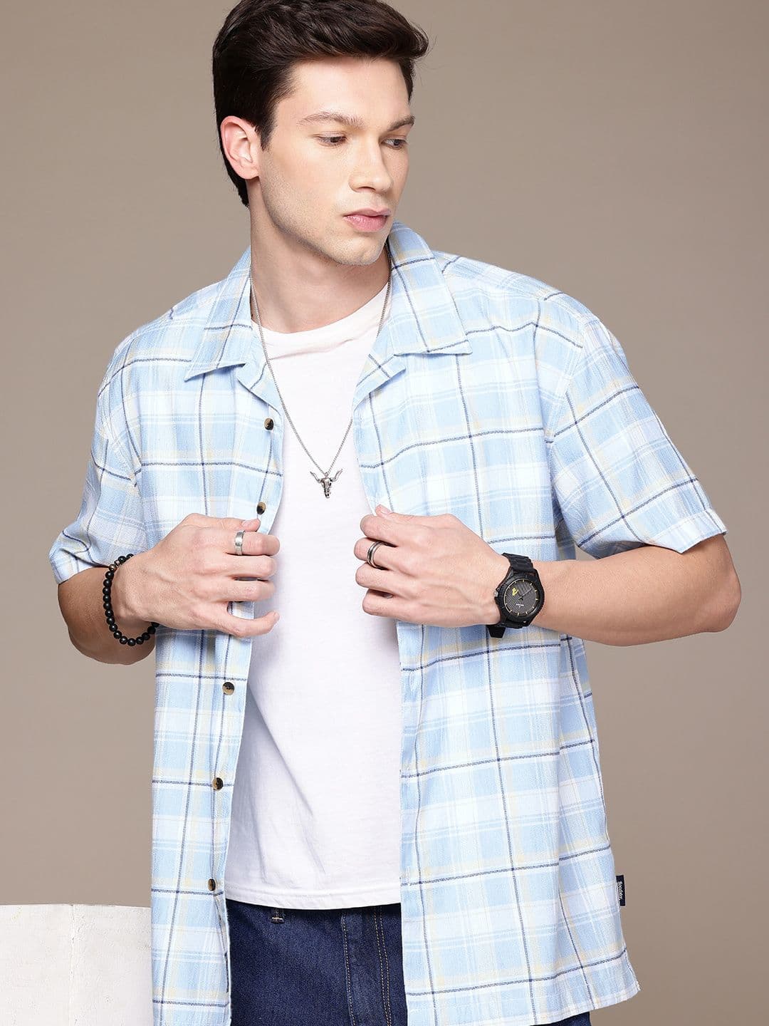 Roadster Checked Oversized Casual Shirt - view 1