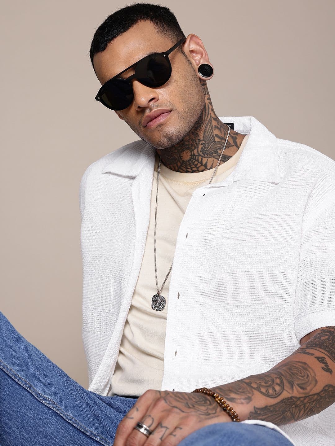 Roadster Men Semi Sheer Casual Shirt - view 1