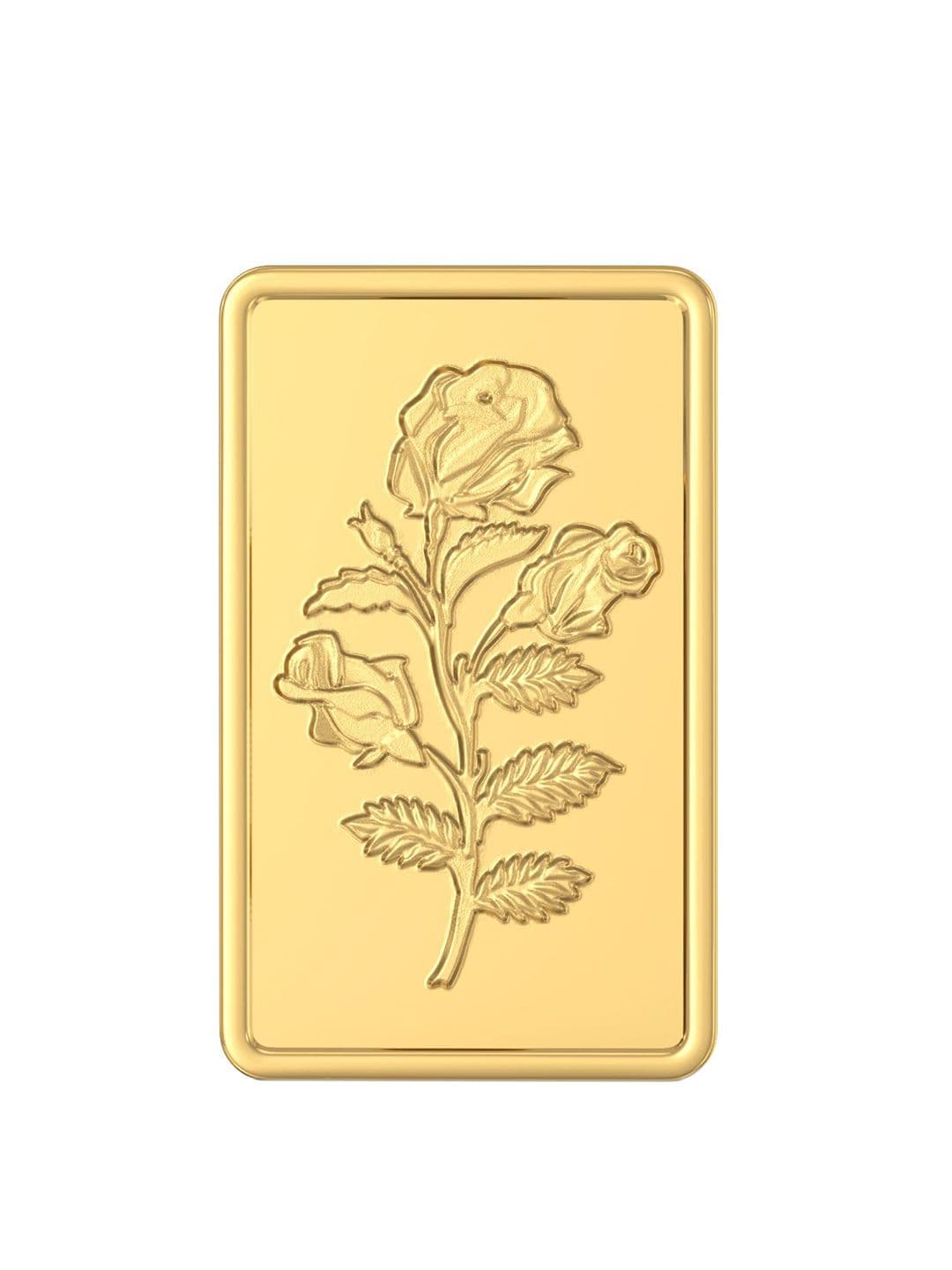 Joyalukkas Flower 24 KT Gold Bar- 1 gm - view 1